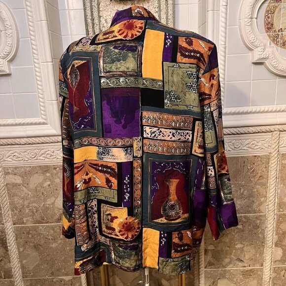 Studio C. Size 24. Lagenlook. Lightweight Layering Jacket. Rayon. AL - Picture 2 of 5